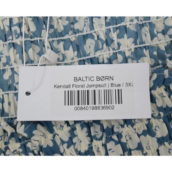 BALTIC BORN KENDALL FLORAL PRINT BLUE JUMPSUIT - Picture 7 of 8